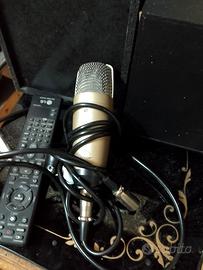 Una cassa grande,una media,due piccole, microfono 