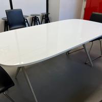 Tavolo moderno bianco laccato