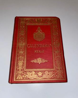 CALENDARIO REALE ANNO 1898
