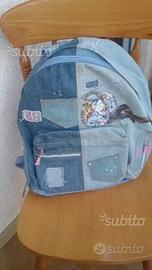 Zaino onxy in tessuto di jeans