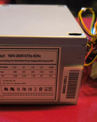 alimentatore PC 450W hlc