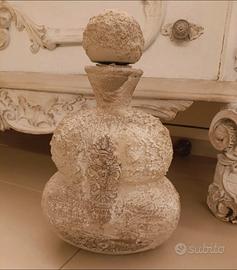 Bottiglia Shabby Chic Vetro Pieno