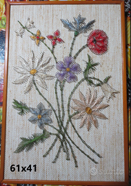 Quadro String Art Fiori Bouquet