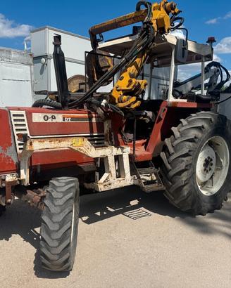 Fiat 980 100-90 DT con Braccio Hymach