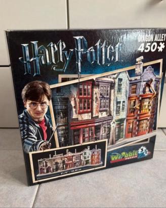 Puzzle 3d wrebbit diagon alley completo