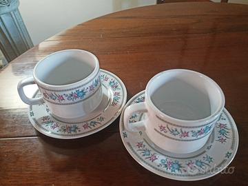 2 tazze porcellana royal vintage 
