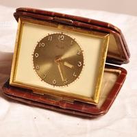 Sveglia antica in vera pelle di serpente - Kienzle