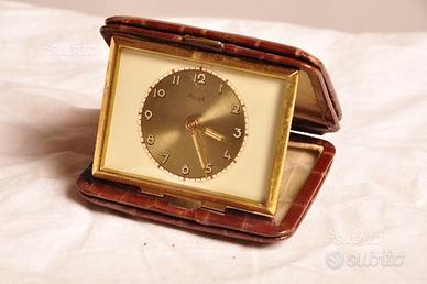 Sveglia antica in vera pelle di serpente - Kienzle