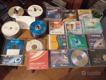 Lotto di CD e DVD nuovi varie marche 