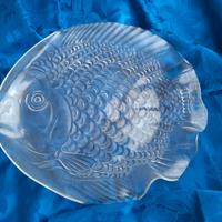 Piatto in vetro a forma di pesce