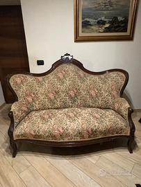 Divano classico in stile Luigi Filippo