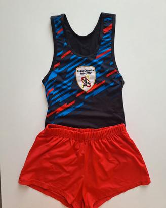 Body+pantaloncini Ginnastica artistica Bimbo 8 ann