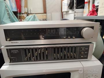 Technics tuner radio anni '80