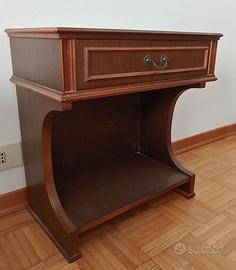 modernariato 2 comodini in legno