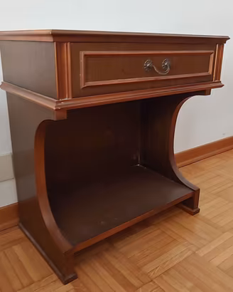 modernariato 2 comodini in legno