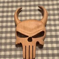 Portachiavi in legno intagliato