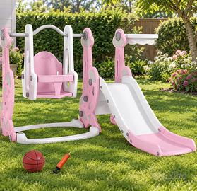 Scivolo e altalena per bambini