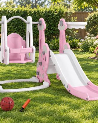 Scivolo e altalena per bambini