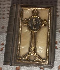 scatola religiosa "Pio XII" con rosario