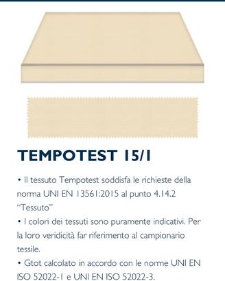 Tenda da sole Modello Retrò 6000 – TEMPOTEST