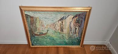 Dipinto canale veneziano