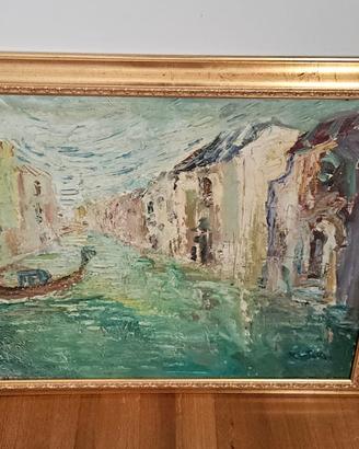 Dipinto canale veneziano