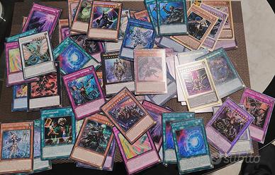 Lotto 238 carte yu-gi-oh yugioh prismatiche oro ec