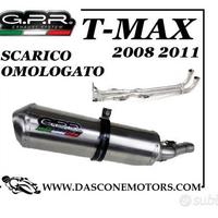 Scarico nuovo tmax 2008 2011 gpr