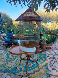 Gabbia per uccelli/pappagalli anni 50. Tito Agnoli