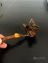 Pipa artigianale intagliata a mano