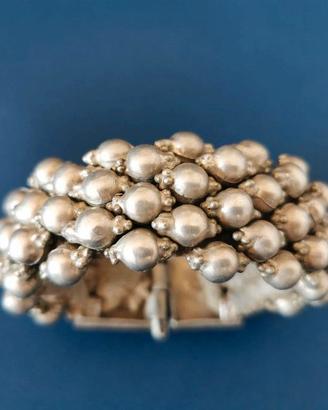 Bracciale vintage indiano in argento