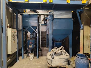 Impianto Granigliatura ad aria compressa