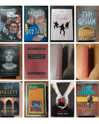 Lotto Stock 12 Libri Usati e Vintage - Narrative, 