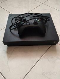 Xbox One X con Controller e Cavi Originali