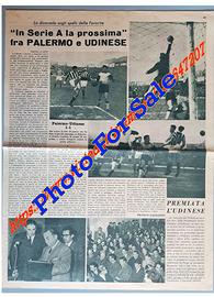 640> Palermo - Udinese 1-1 Pagina Originale 1956