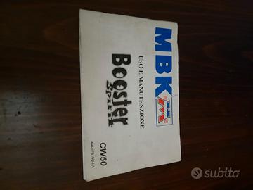 libretto manutenzione booster 