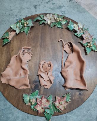 NATIVITÀ SU LEGNO