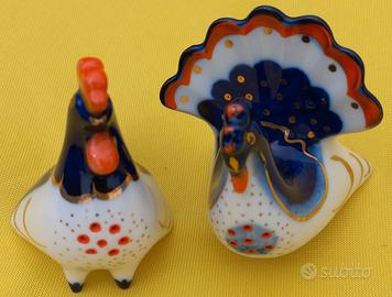 SET SALE E PEPE IN PORCELLANA MADE IN USSR ANNI 70