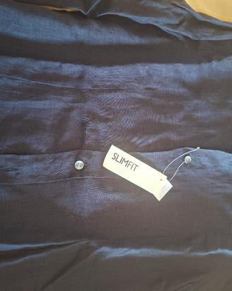 camicia lino nuova