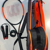 Kit tennis - racchetta Wilson BURN 100 LS