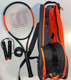 Kit tennis - racchetta Wilson BURN 100 LS