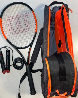 Kit tennis - racchetta Wilson BURN 100 LS
