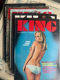 Lotto riviste vintage anni ’70 originali -KING