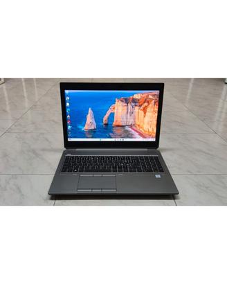 HP ZBOOK 15 G6 16GB SSD 512GB i7- 9850H