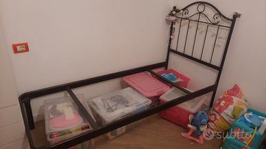 Letto singolo in ferro
