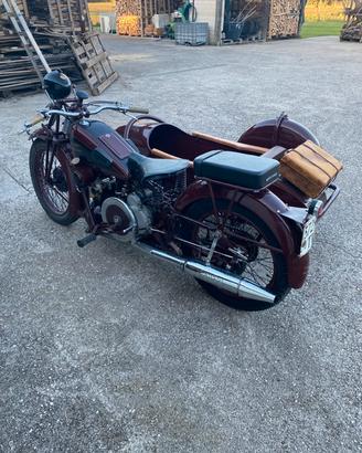 Moto guzzi gt16 con sidecar