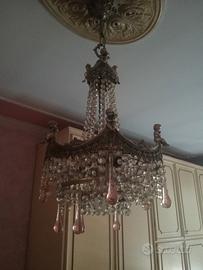 lampadario cristallo di Boemia 