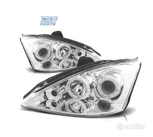 FARI PER FORD FOCUS 98-01 ANGEL EYES FONDO CROMATO