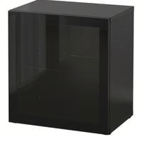 Mobile da parete Ikea Besta + anta vetro Glassvik