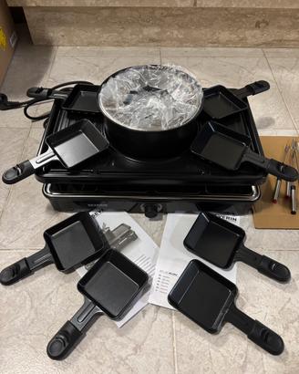 SEVERIN Raclette Grill e Fonduta 2in1